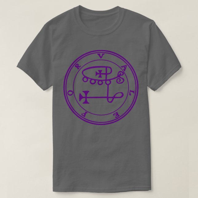 Valefor Sigil Tempts Thieves till Steal Lila T Shirt (Design framsida)