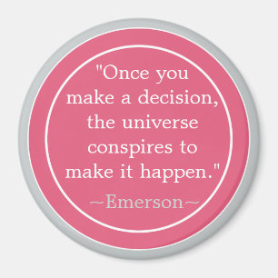 ValEmerson inspirera citationstecken Magnet
