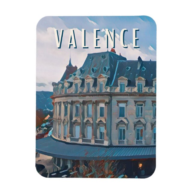 Valence Photo Vintage Magnet (Vertikal)