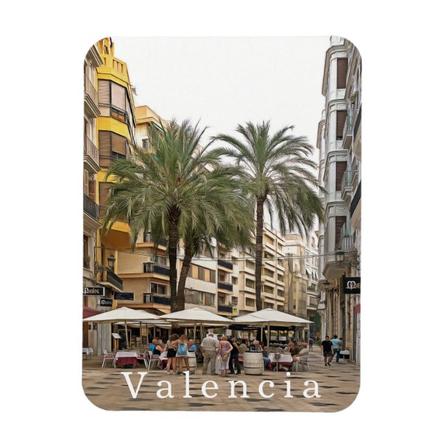 Valencia. #28. magnet (Vertikal)