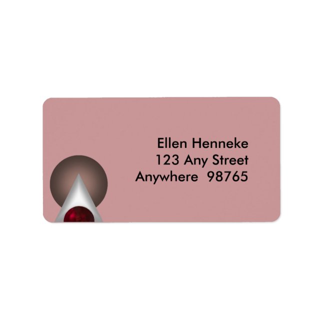 Valencia Adressetikett (Framsidan)