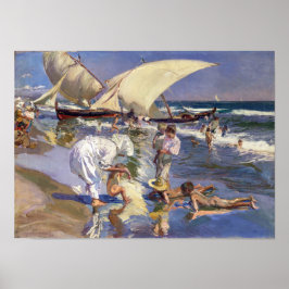 Valencia Beach Morglight | Joaquí n Sorolla | Poster