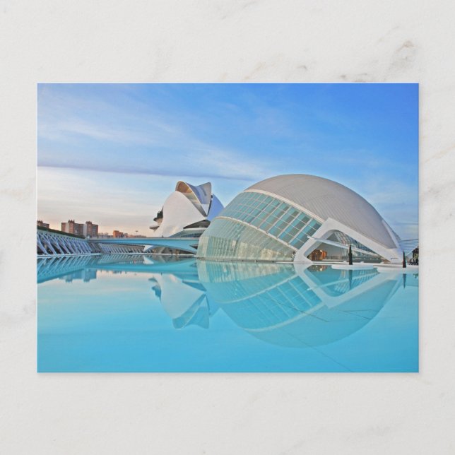 Valencia - Ciudad de las Artes y las Ciencias Vykort (Framsida)