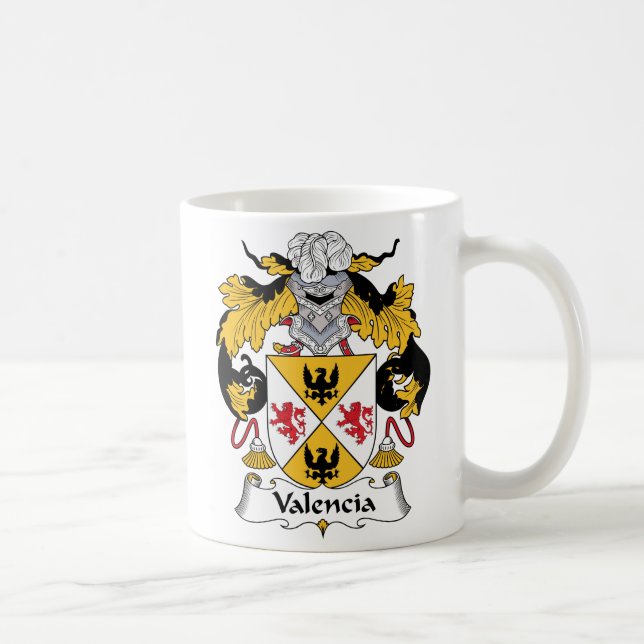 Valencia familjvapensköld kaffemugg (Höger)