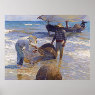 Valencia Fisherman - Joaquín Sorolla Poster