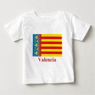 Valencia flagga med namn tee