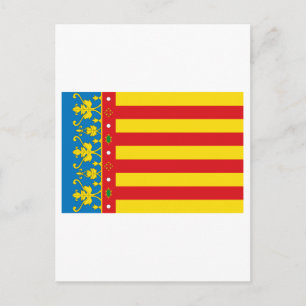Valencia flagga vykort