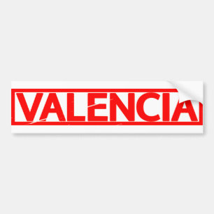 Valencia Frimärke Bildekal