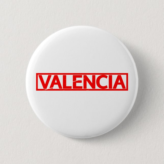 Valencia Frimärke Knapp (Framsida)