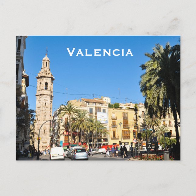 Valencia i Katalunia, Spanien Vykort (Framsida)