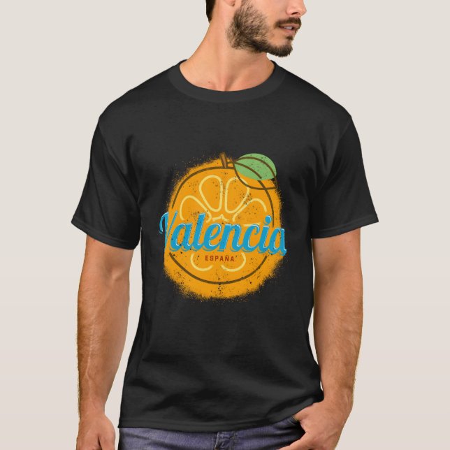Valencia Orange Spanien för vaccinering T Shirt (Framsida)