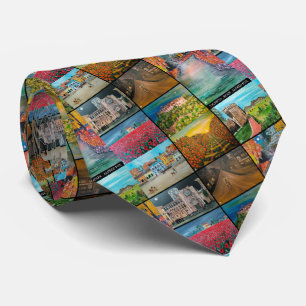 Valencia Spain Collage Painting av Alfred Fox Slips