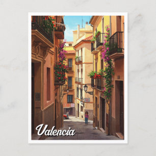 Valencia Spain Travel Vykort