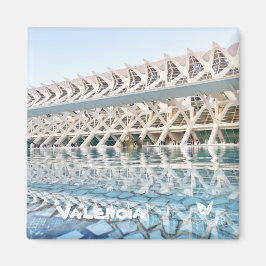 Valencia, Spanien - av Velvet Escape Magnet