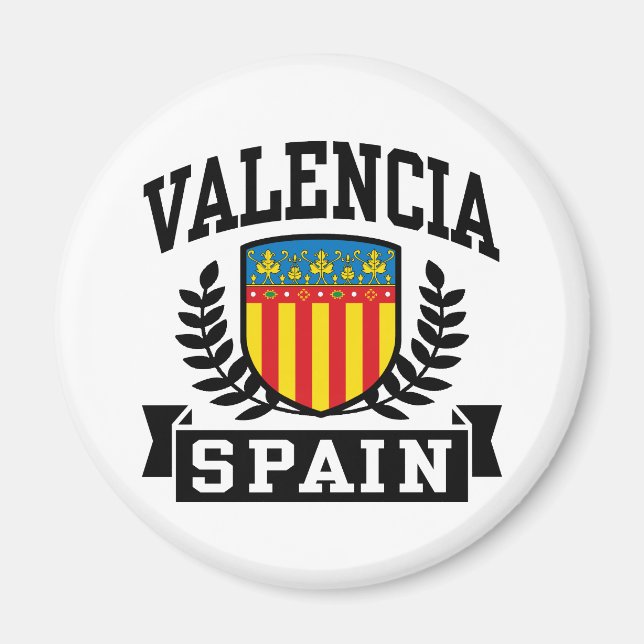Valencia Spanien Magnet (Framsidan)