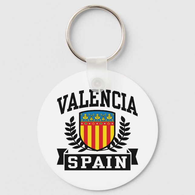 Valencia Spanien Nyckelring (Framsida)