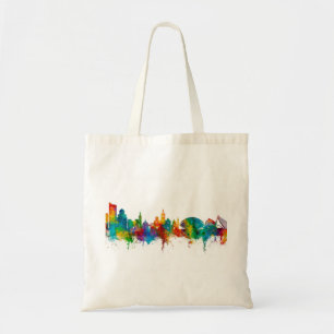 Valencia Spanien Skyline Tygkasse
