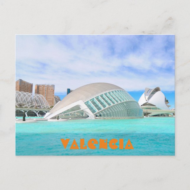 Valencia, Spanien Vykort (Framsida)