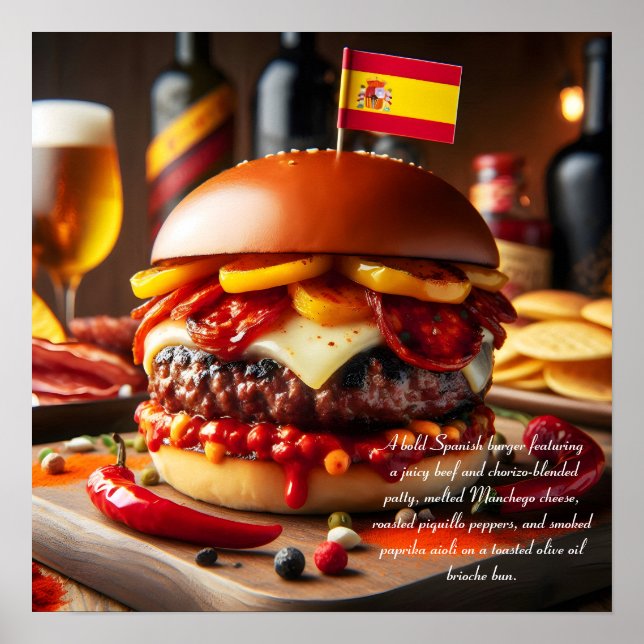 Valencia Vista: Chorizo Indulgence Poster (Framsidan)