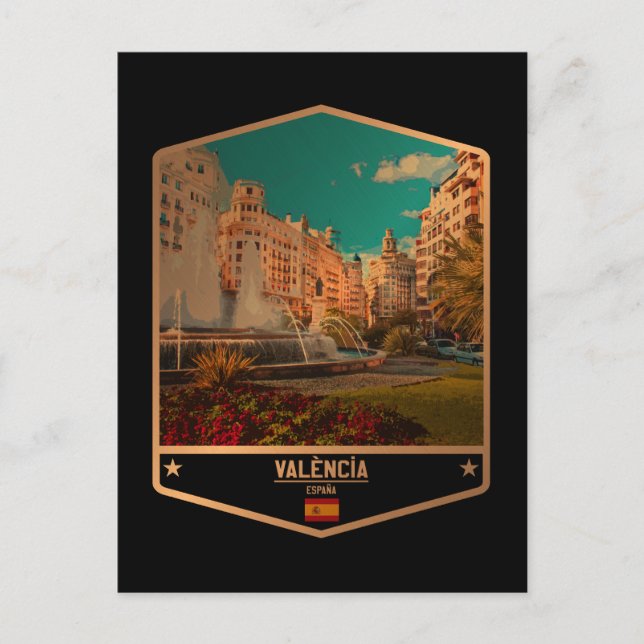 Valencia Vykort (Framsida)