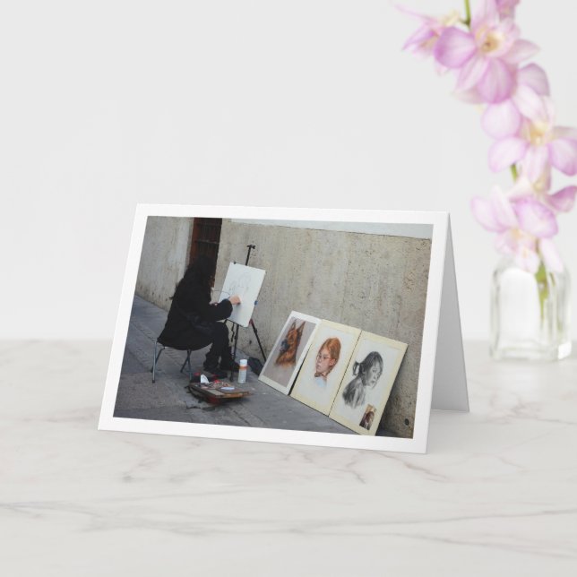 Valenciansk gatuartist, Spanien Kort (Orkide)