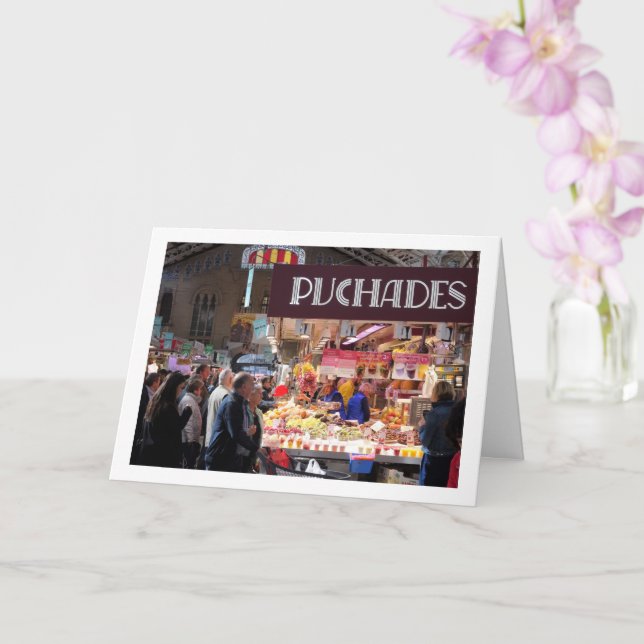 Valencias centralmarknad, Spanien Kort (Orkide)