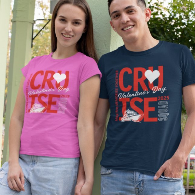 Valenine's Day Kryssningsgäng Anpassat År  T Shirt (Skapare uppladdad)