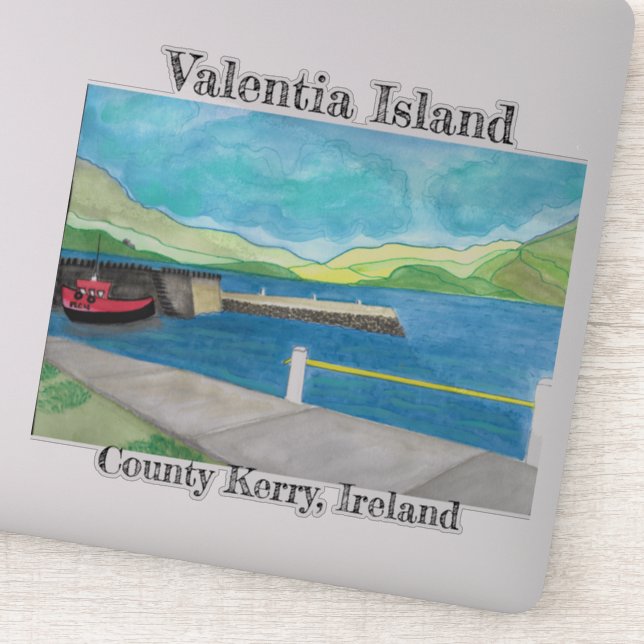 Valentia Island Klistermärken (Detalj)