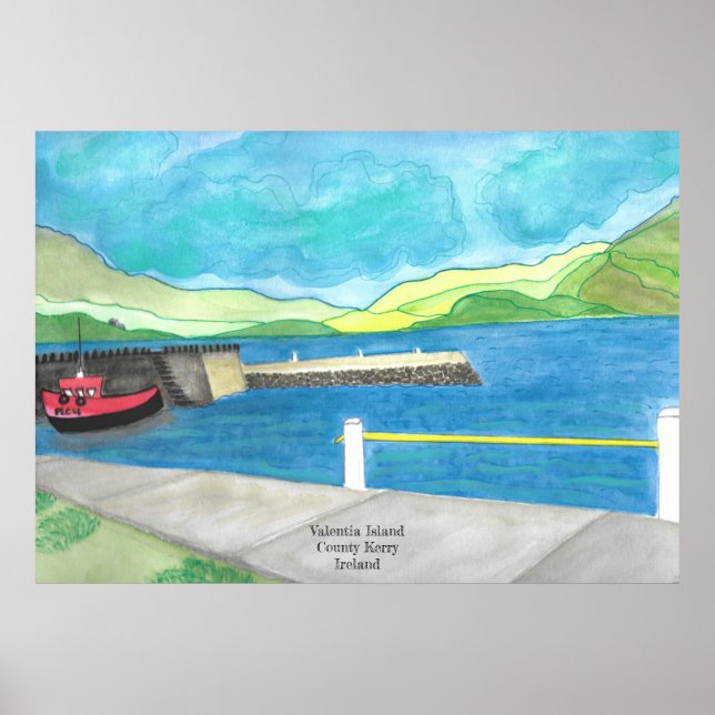 Valentia Island Poster (Framsidan)