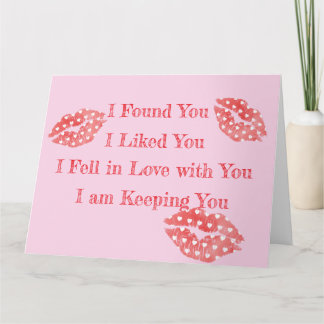 Valentijn Wenskaart Kort