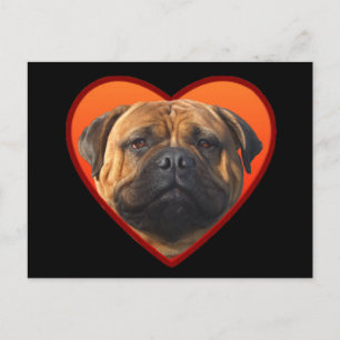 Valentin Bullmastiff vykort