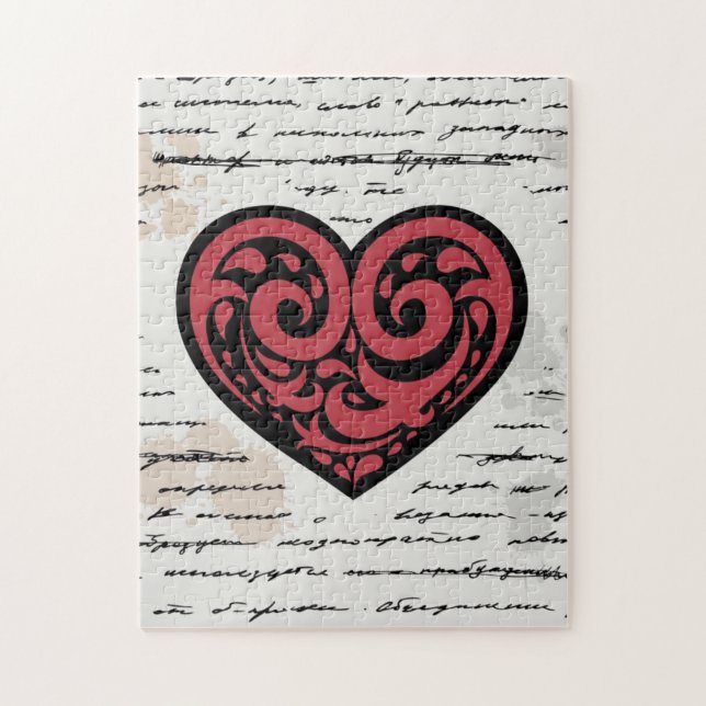 Valentin dag 2 pussel (Vertikal)