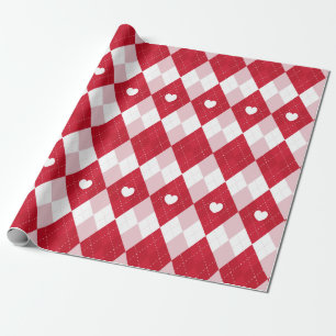 Valentin dag Argyle Presentpapper