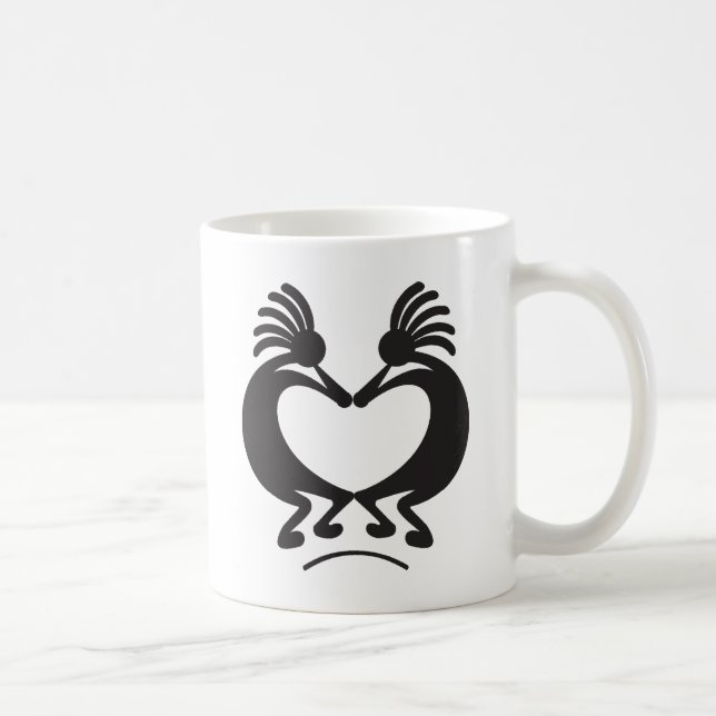Valentin dag Kokopelli Kaffemugg (Höger)