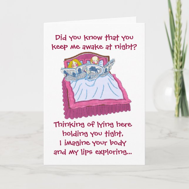 Valentin dag… som snarkar helgkort (Framsida)