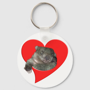 Valentin daggåvor, Wombat kärlek! Nyckelring