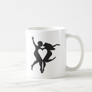 Valentin daghjärta kaffemugg