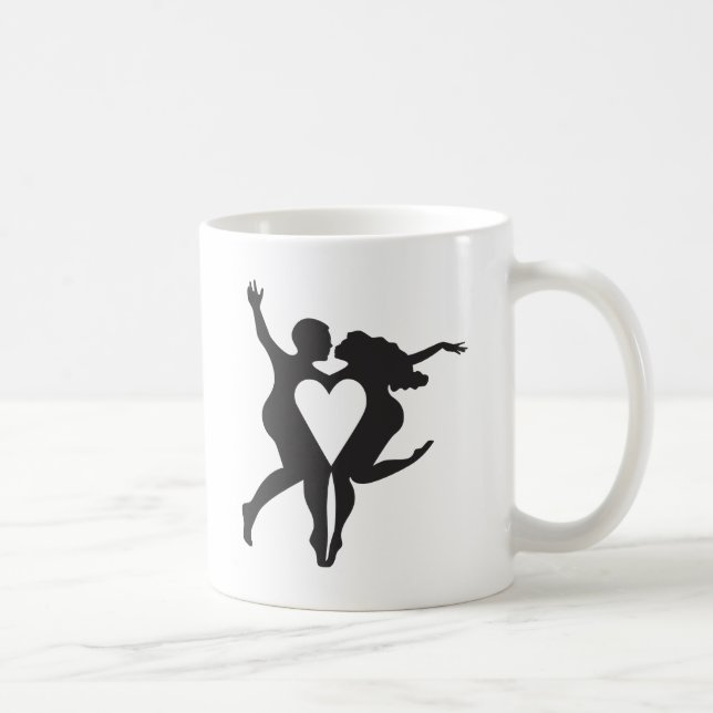 Valentin daghjärta kaffemugg (Höger)