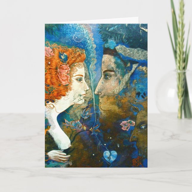 Valentin dagkort helgkort (Framsida)