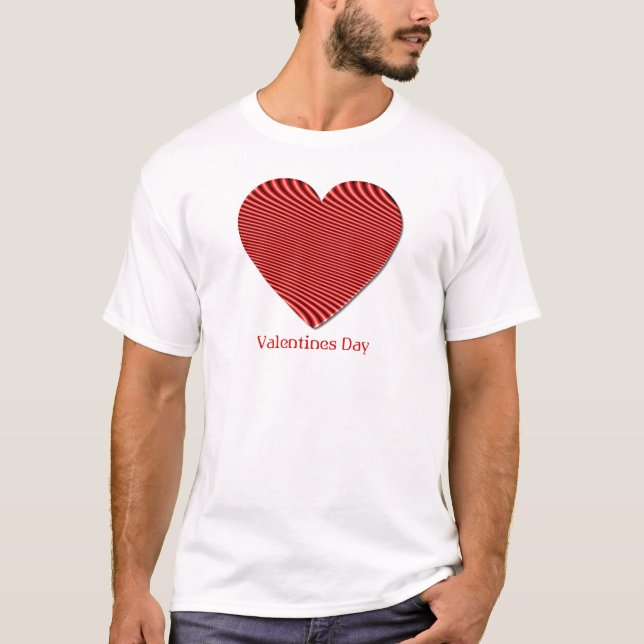 Valentin dagmanar T-tröja T Shirt (Framsida)