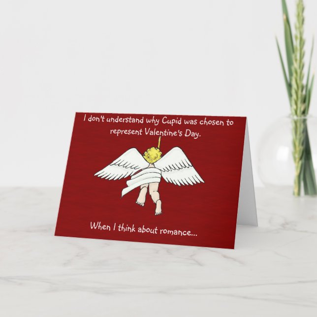 valentin för valentinkärlekcupid kort för dag (Framsida)
