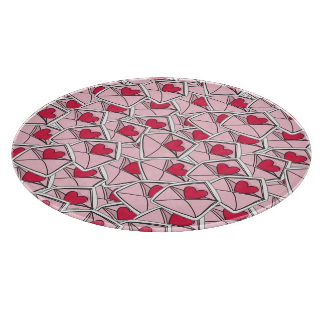 Valentin hjärtor på kuvert (Hörn)