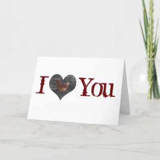 Valentin kort för daghöna