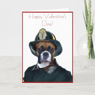 Valentin kort för hälsning för hund för
