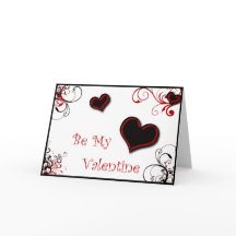 valentin med svart och vitt intimat