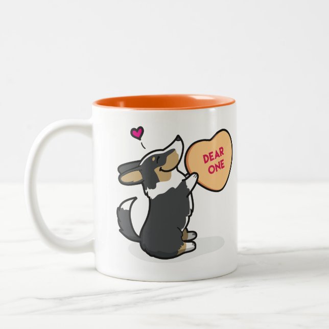 Valentin mugg för 2015--PembrokeCorgi-Svart kaffe (Vänster)