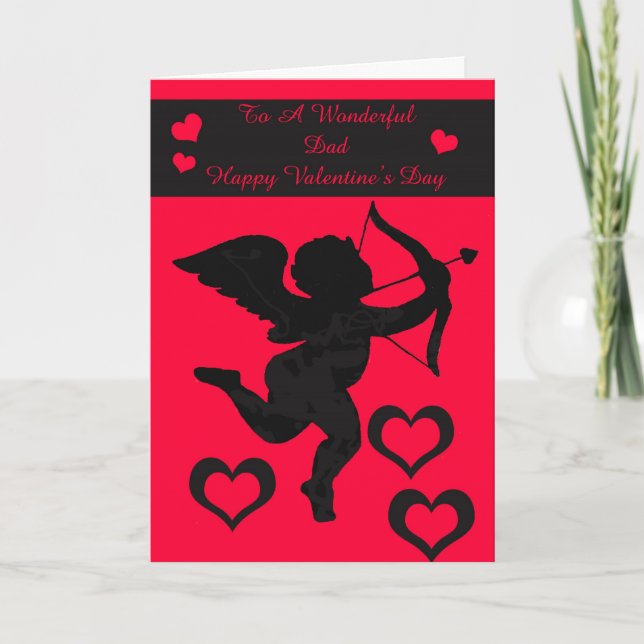 Valentin pappakort helgkort (Framsida)