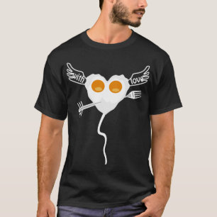 Valentin rolig hjärta för dag med kärlekskjortan t shirt