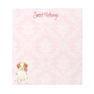 Valentin rosa Brittany Anteckningsblock