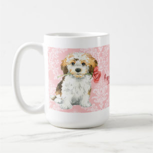 Valentin rosa Havanese Kaffemugg